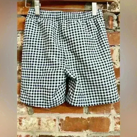 Ruggedbutts Blue Gingham Check Swimtrunks Size 6 - Picture 4 of 6